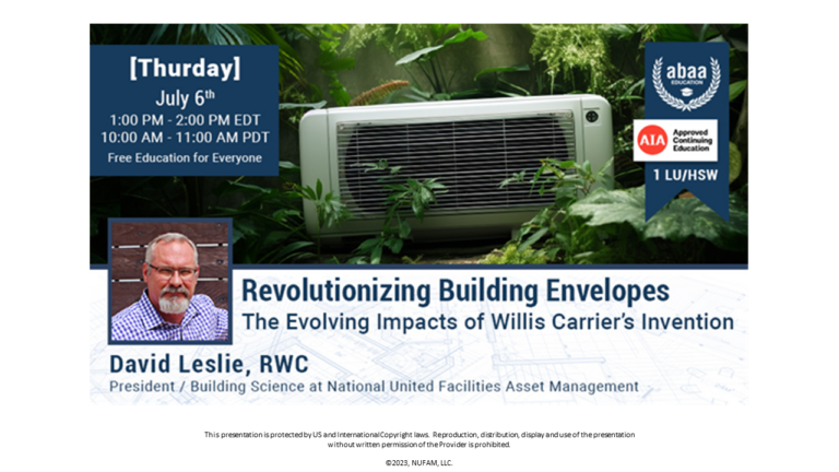 Revolutionizing Building Envelopes: the evolving impacts of Willis Carrier’s Invention